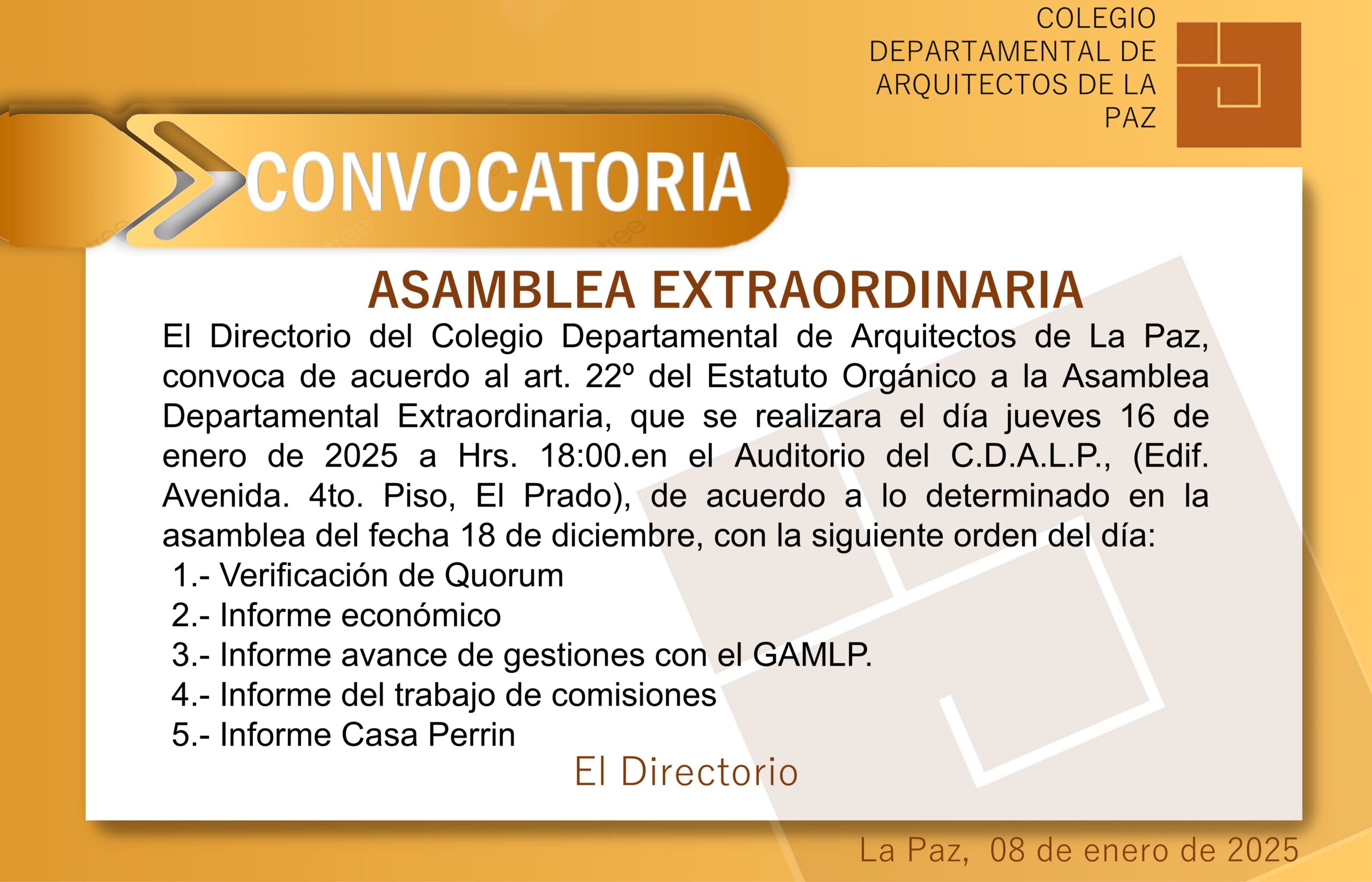 Convocatoria