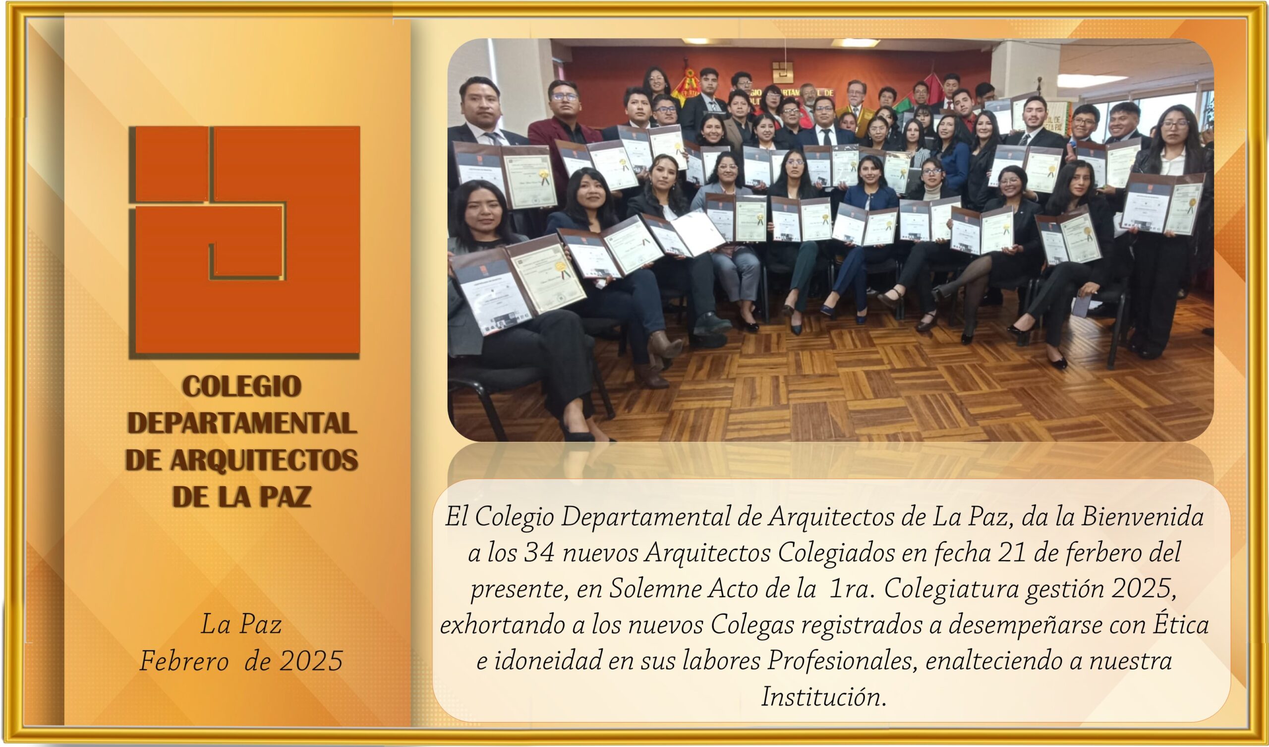 PRIMERA COLEGIATURA 2025