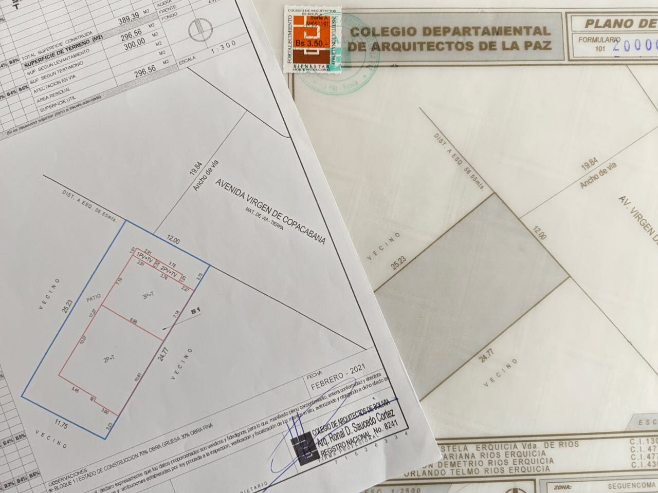 Arquitectos paceños defienden el visado de planos: Sala Constitucional ordena respuesta al Concejo Municipal