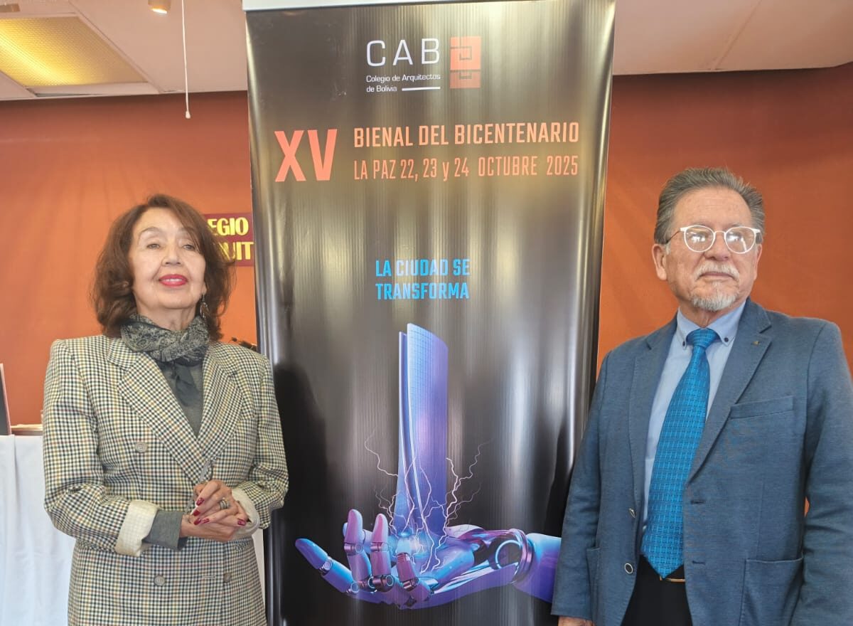 La XV Bienal del Bicentenario de Arquitectura Boliviana 2025 explorará cómo la inteligencia artificial está transformando el arte de diseñar ciudades