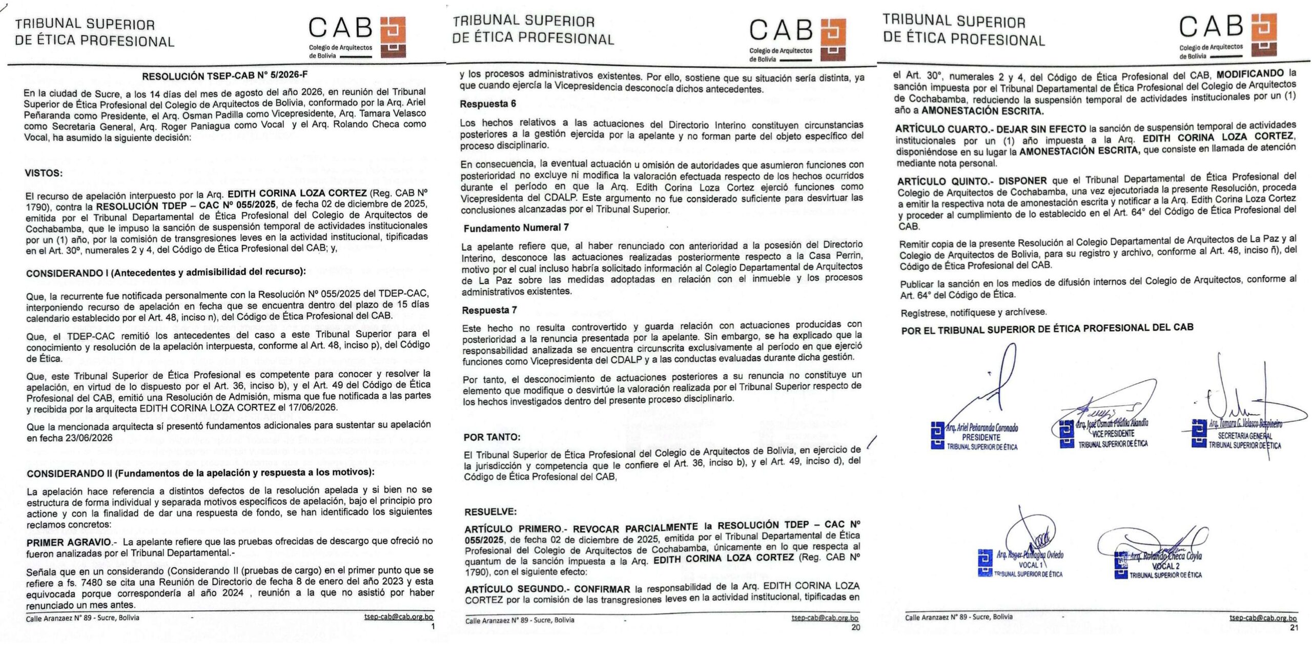 COMUNICADO